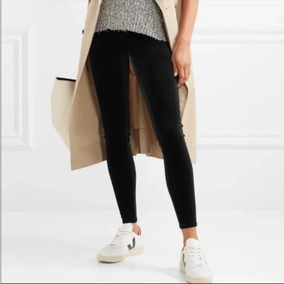 [Spanx] Velvet Full Lenth High Waist Leggings Black Small - Picture 1 of 11